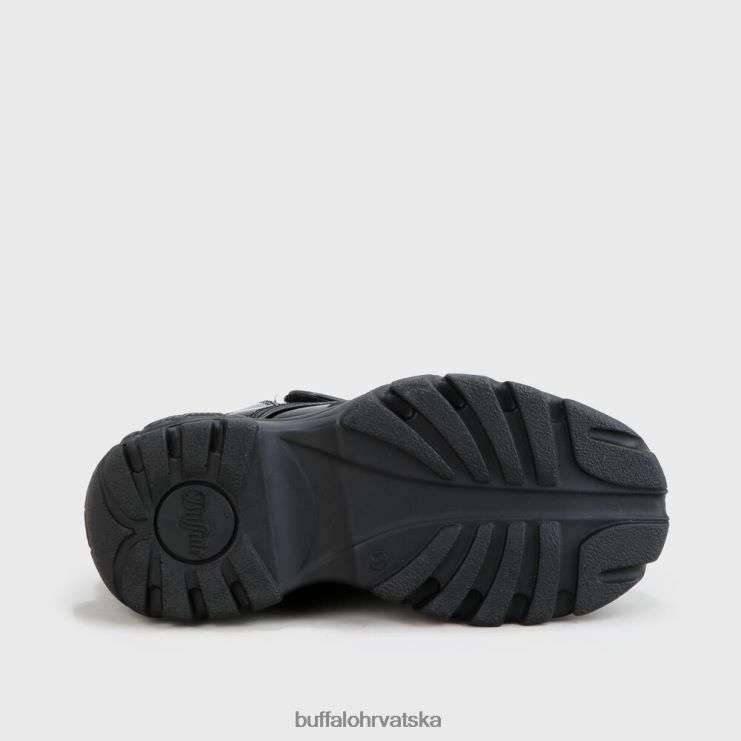 noir Buffalo klasični visoki cuir |tenisice TDD6T911
